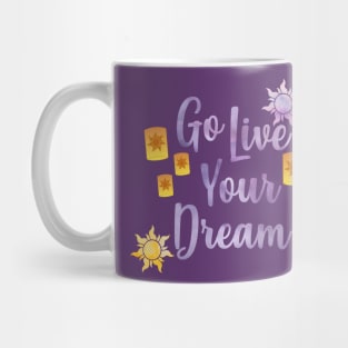 Go Live Your Dream Tangled Mug